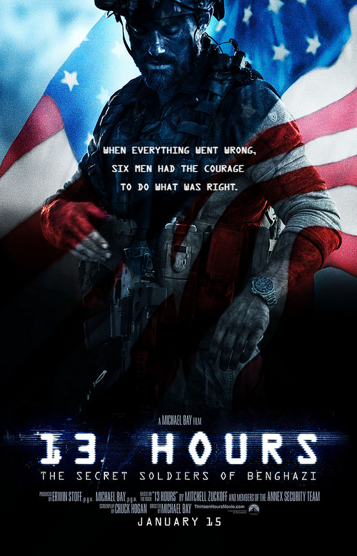 13Hours Teaser Flag Poster