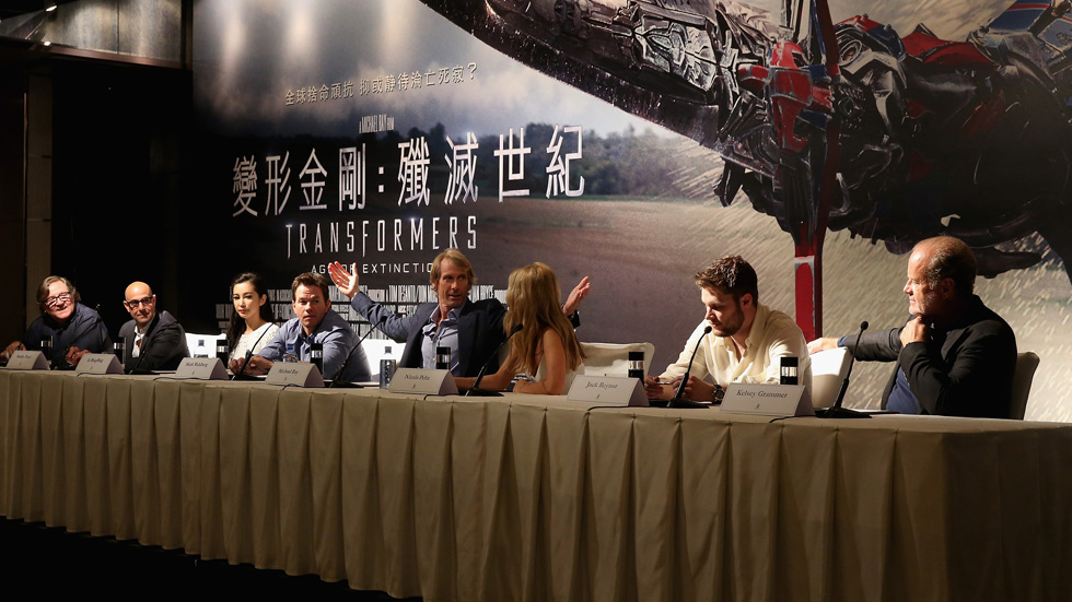 Press Conference And Photo Call For "Transformers: Age Of Extinction"