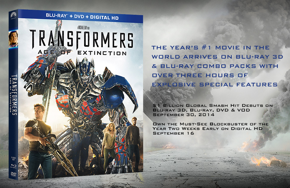 Transformers 4 Blu-ray